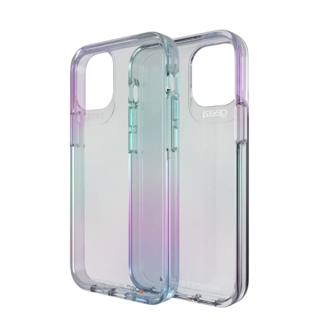 Gear4 Crystal Palace D3O hoesje geschikt voor iPhone 12 mini - transparant holografisch