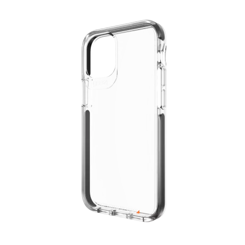 Gear4 Piccadilly D3O hoesje geschikt voor iPhone 12 mini - transparant met zwart