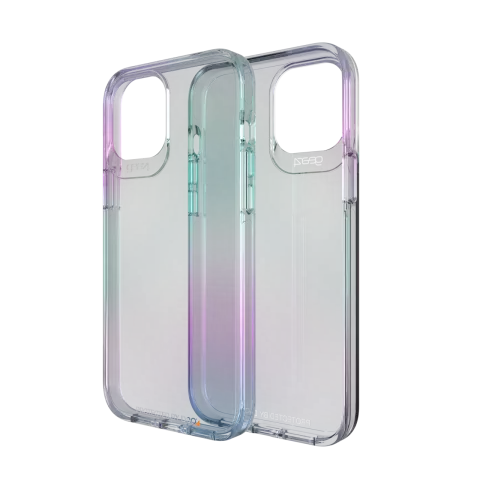 Gear4 Crystal Palace D3O hoesje geschikt voor iPhone 12 Pro Max - transparant met zwart