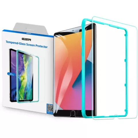 ESR Premium 9H Clear + Frame screenprotector geschikt voor iPad 10.2 (2019 2020 2021) - transparant