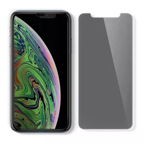 Spigen Privacy Glass + Frame screenprotector geschikt voor iPhone 11 - transparant