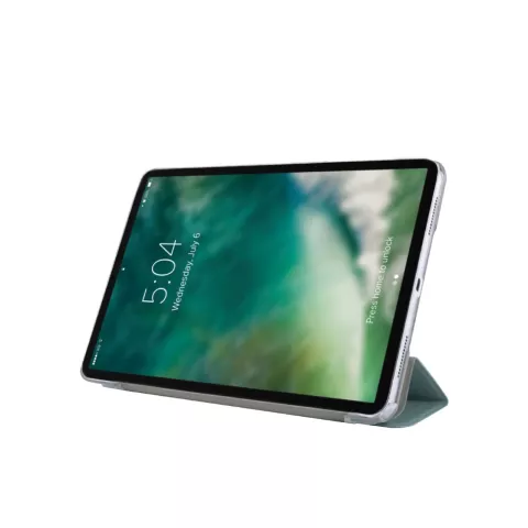 Xqisit Coated fabric TPU hoes geschikt voor iPad 10.2 (2019 2020 2021) - groen