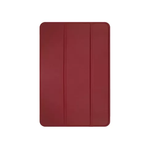 Xqisit Soft touch cover hoes geschikt voor iPad 10.2 (2019 2020 2021) - rood