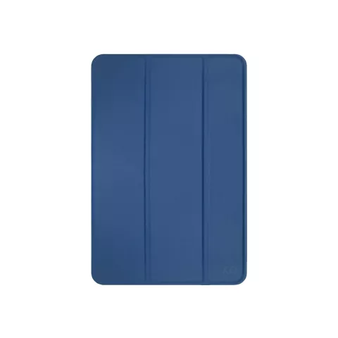 Xqisit Soft touch cover hoes geschikt voor iPad 10.2 (2019 2020 2021) - blauw