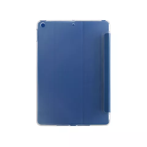 Xqisit Soft touch cover hoes geschikt voor iPad 10.2 (2019 2020 2021) - blauw