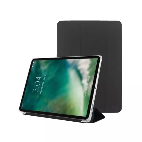 Xqisit Soft touch cover hoes geschikt voor iPad Pro 11 (2018 2020 2021 2022) - zwart