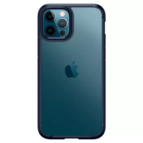 Spigen Ultra Hybrid pu en TPU Air Cushion hoesje geschikt voor iPhone 12 en iPhone 12 Pro - blauw