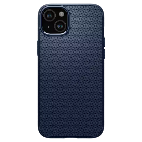 Spigen Liquid Air hoesje geschikt voor iPhone 15 - Blauw