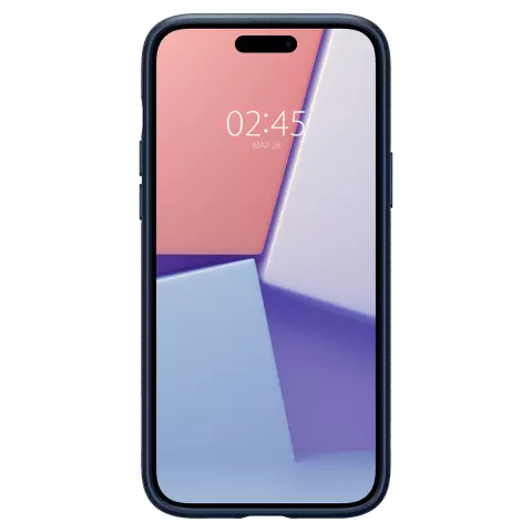 Spigen Liquid Air hoesje geschikt voor iPhone 15 - Blauw