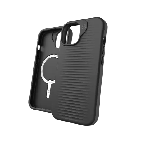 ZAGG Luxe Snap hoesje geschikt voor iPhone 15 - Zwart