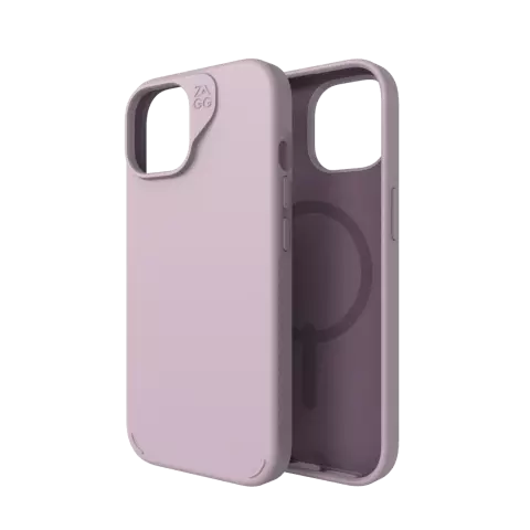 ZAGG Manhattan Snap hoesje geschikt voor iPhone 13, iPhone 14 &amp; iPhone 15 - Paars