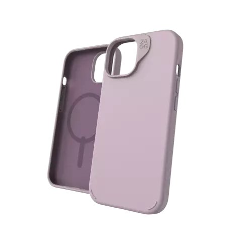 ZAGG Manhattan Snap hoesje geschikt voor iPhone 13, iPhone 14 &amp; iPhone 15 - Paars