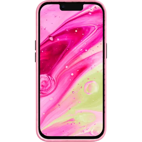 Laut Motif hoesje geschikt voor iPhone 14 - Roze