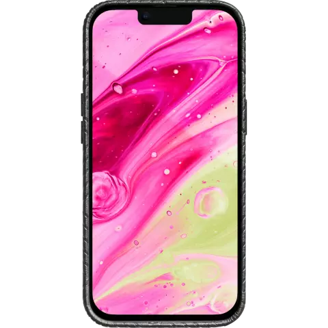 Laut Motif hoesje geschikt voor iPhone 14 - Zwart