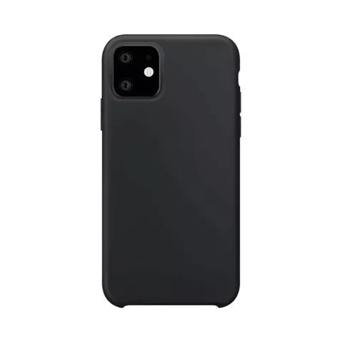 Xqisit NP Silicone Case Anti Bac hoesje geschikt voor iPhone 11 - Zwart