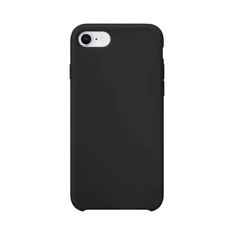 Xqisit NP Silicone Case Anti Bac hoesje geschikt voor iPhone 6, 6s, 7, 8, SE 2020 en SE 2022 - Zwart