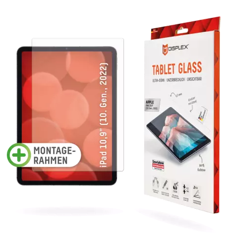 Displex Tablet Glass Screenprotector geschikt voor iPad 10e gen 10.9 inch 2022 - Transparant