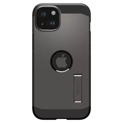 Spigen Tough Armor MagFit hoesje geschikt voor iPhone 15 - Grijs