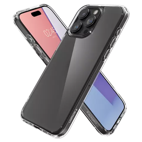 Spigen Ultra Hybrid hoesje geschikt voor iPhone 15 Pro - Transparant