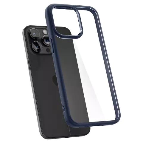 Spigen Ultra Hybrid hoesje geschikt voor iPhone 15 Pro - Blauw