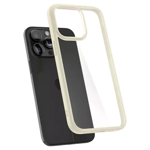 Spigen Ultra Hybrid hoesje geschikt voor iPhone 15 Pro - Zand