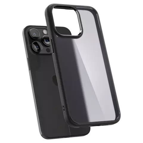 Spigen Ultra Hybrid hoesje geschikt voor iPhone 15 Pro Max - Zwart