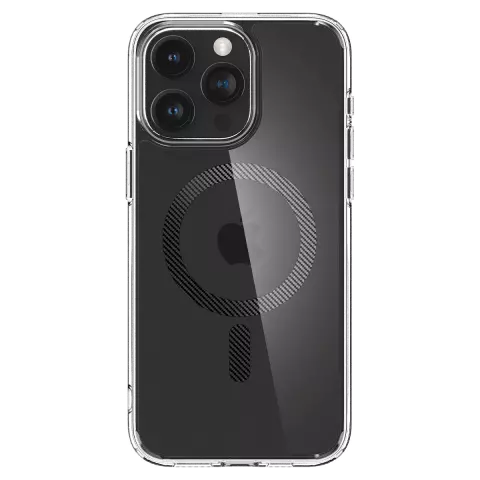 Spigen Ultra Hybrid MagFit hoesje geschikt voor iPhone 15 Pro - Zwart