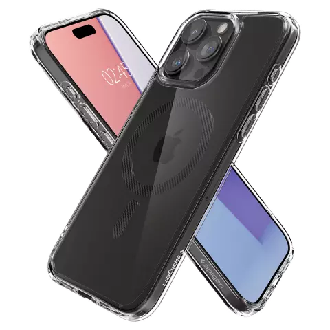 Spigen Ultra Hybrid MagFit hoesje geschikt voor iPhone 15 Pro - Zwart