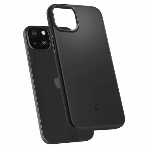 Spigen Thin Fit Case hoesje geschikt voor iPhone 15 - zwart