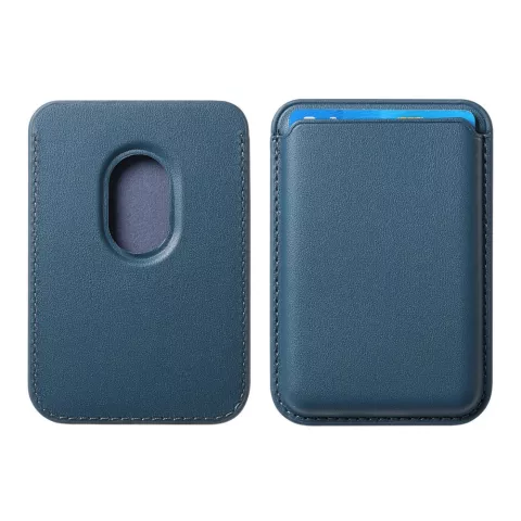 Magnetische pashouder geschikt voor iPhone met MagSafe Card Holder Wallet - Blauw