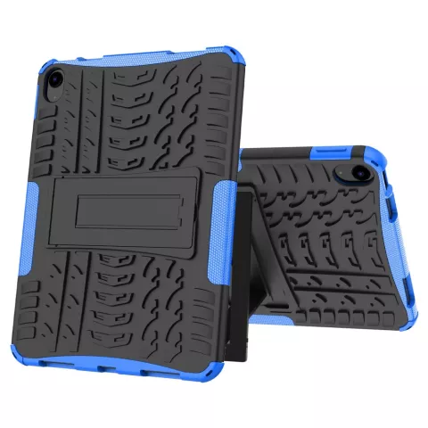 Shockproof Kickstand anti-slip hoes met standaard geschikt voor iPad 10e gen 10.9 inch 2022 - blauw