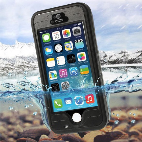 Sluiting luister domineren Waterdicht Hoesje iPhone 5/5s/SE 2016 Waterproof hardcase - IP68 - Zwart