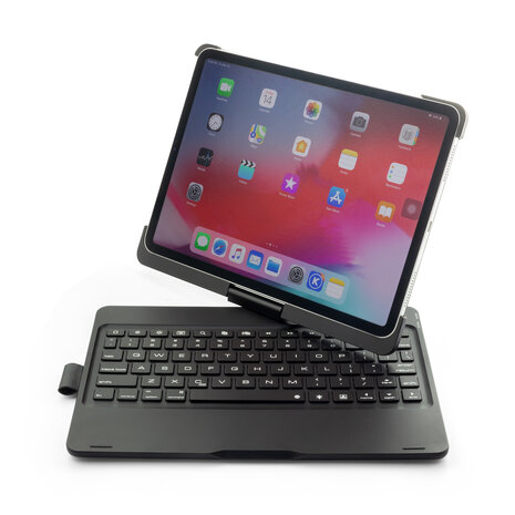 360 Graden ABS Bluetooth Keyboard Toetsenbord Case Hoes voor iPad Pro inch -