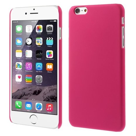 reinigen hoofdkussen Verhuizer Stevige gekleurde hardcase iPhone 6 Plus 6s Plus Hoesje - Roze