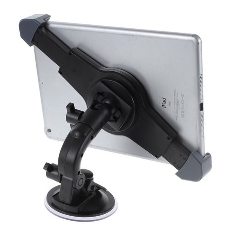Besnoeiing arm meditatie Tablethouder zuignap auto iPad 7-12 inch