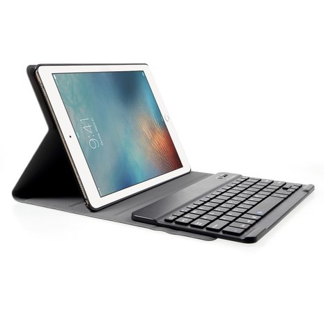 Bewolkt Lijken Regenboog QWERTY Keyboard case leder bluetooth hoes iPad 2017 2018 Pro 9.7 Air 2