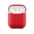 Soft Silicone hoesje geschikt voor Apple AirPods Case - Rood