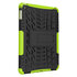 Bandprofiel hoes grip kickstand TPU kunststof geschikt voor iPad mini 4 5 Case - Groen