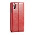 Caseme Kunstleer Wallet pasjeshouder hoesje geschikt voor iPhone XR case - rood