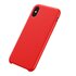 Baseus Original LSR Series Liquid Silicone Gel Case geschikt voor iPhone X XS Hoes - Rood