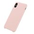 Baseus Original LSR Series Liquid Silicone Gel Case geschikt voor iPhone X XS Hoes - Roze