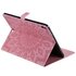 Lederen geschikt voor iPad Pro 12.9-inch 2018 Case Hoes Zonnebloem Bedrukking Wallet Portemonnee - Roze