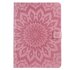 Zonnebloem Lederen geschikt voor iPad Pro 11-inch 2018 Case Hoes Wallet - Roze