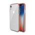 Beschermend gekleurde rand hoesje geschikt voor iPhone XR Case TPE TPU back cover - Oranje