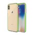 Beschermend gekleurde rand hoesje geschikt voor iPhone XS Max Case TPE TPU back cover - Green