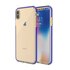 Beschermend gekleurde rand hoesje geschikt voor iPhone XS Max Case TPE TPU back cover - Blauw