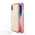 Beschermend gekleurde rand hoesje geschikt voor iPhone X XS Case TPE TPU back cover - Roze