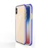 Beschermend gekleurde rand hoesje geschikt voor iPhone X XS Case TPE TPU back cover - Blauw