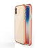 Beschermend gekleurde rand hoesje geschikt voor iPhone X XS Case TPE TPU back cover - Oranje