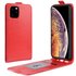 Verticale Flip kunstleer wallet hoesje geschikt voor iPhone 11 Pro Max case - Rood